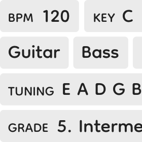 New in GoPlayAlong — Search songs by tuning, key, tempo, ...